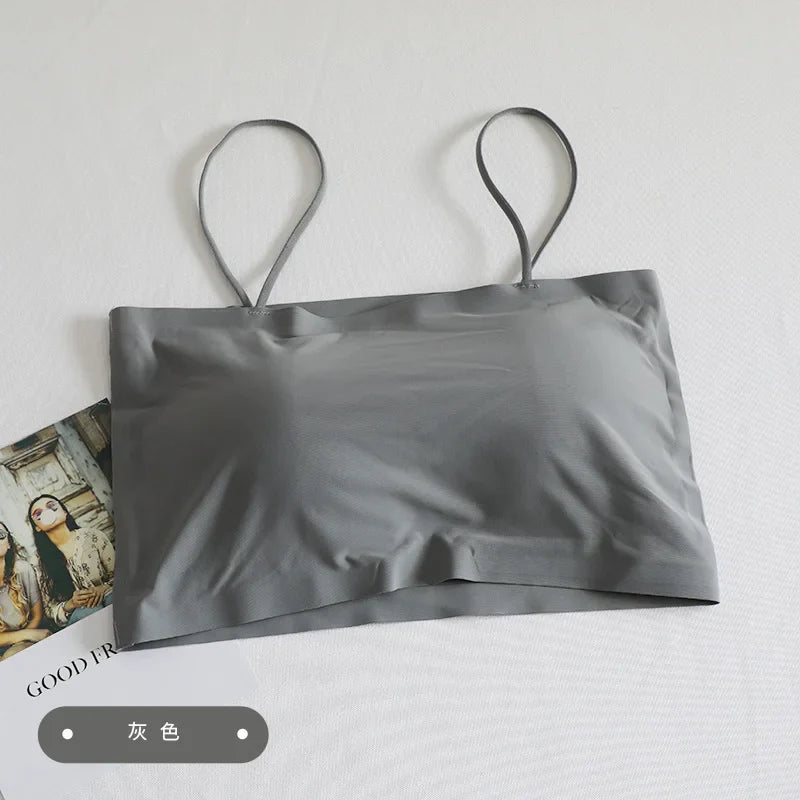 Nauwsluitende Strapless Bandeau Top